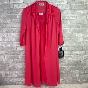 Vintage Vanity Fair Coloratura Nightgown Robe Set Small NWT